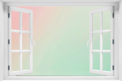 Abstract Gradient Background in Soft Pink and Mint Green Hues