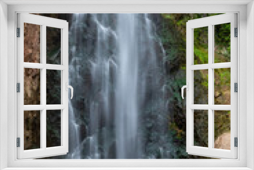 Fototapeta Naklejka Na Ścianę Okno 3D - Wasserfall in Vipian im Etschtal, Südtirol