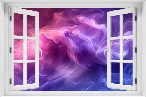 Delicate tendrils of smoke drifting through shades of amethyst and indigo, evoking a sense of mystery and intrigue. Abstract Backgrounds Illustration, Minimalism,