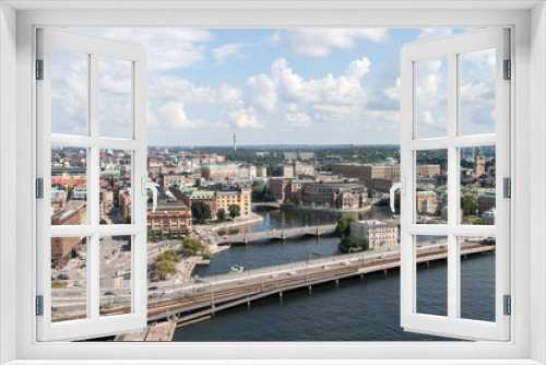 Fototapeta Naklejka Na Ścianę Okno 3D - historical architecture tower in Stockholm, Sweden