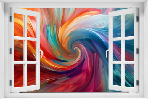 Dynamic swirls of color creating a vibrant background.