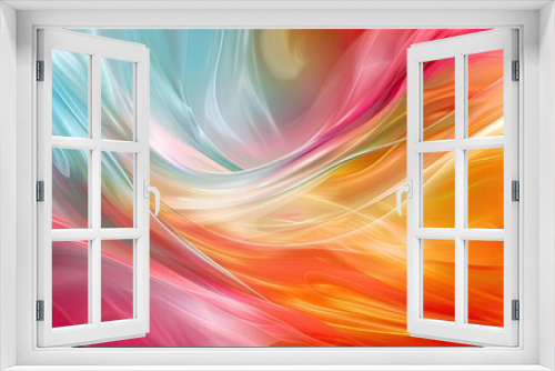 Abstract Background with Swirling Colors