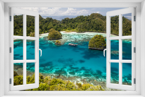 Fototapeta Naklejka Na Ścianę Okno 3D - Remote Tropical Lagoon
