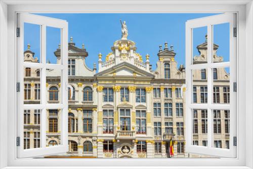 Fototapeta Naklejka Na Ścianę Okno 3D - Guildhalls at the Grand Place in Brussels, Belgium