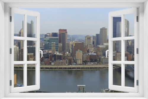 Fototapeta Naklejka Na Ścianę Okno 3D - Pittsburgh Panorama, USA