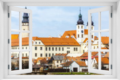 Fototapeta Naklejka Na Ścianę Okno 3D - Telc, Czech Republic