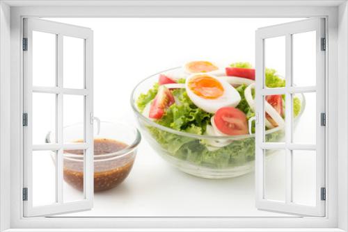 Fototapeta Naklejka Na Ścianę Okno 3D - Fresh vegetables salad