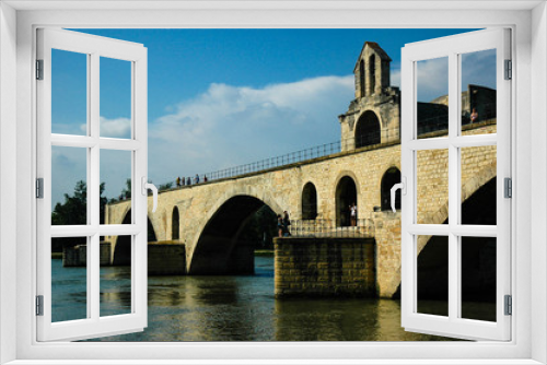 Fototapeta Naklejka Na Ścianę Okno 3D - The Bridge in Avignon