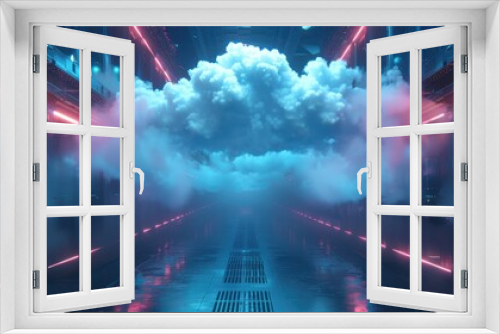 A secure cloud storage in a high-tech data center