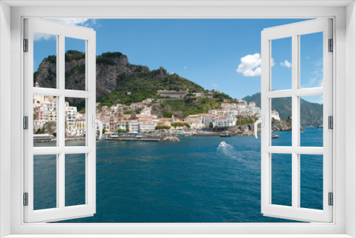 Fototapeta Naklejka Na Ścianę Okno 3D -  Amalfi Coast peninsula