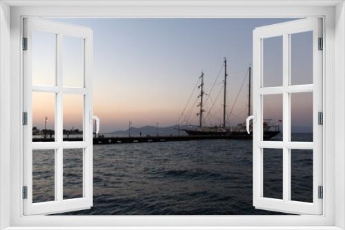 Fototapeta Naklejka Na Ścianę Okno 3D - Port of Kos, main city of this greek island.