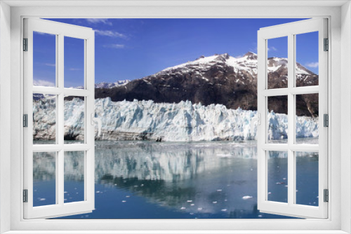 Fototapeta Naklejka Na Ścianę Okno 3D - Panorama of Margerie Glacier in Alaska, USA 