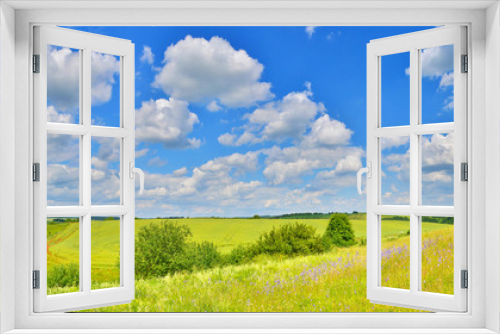 Fototapeta Naklejka Na Ścianę Okno 3D - Summer countryside