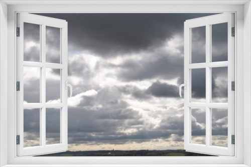 Fototapeta Naklejka Na Ścianę Okno 3D - Ciel nuageux