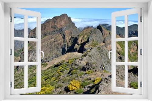 Fototapeta Naklejka Na Ścianę Okno 3D - View from Pico do Arieiro #1