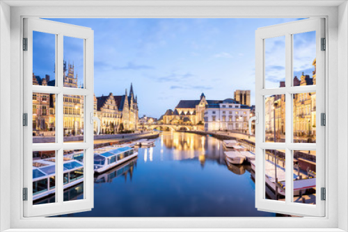 Fototapeta Naklejka Na Ścianę Okno 3D - Ghent Belgium