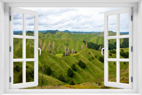 Fototapeta Naklejka Na Ścianę Okno 3D - Tahora Saddle - New Zealand