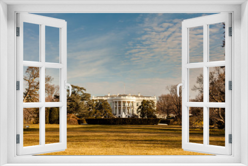 Fototapeta Naklejka Na Ścianę Okno 3D - La Maison Blanche à Washington DC