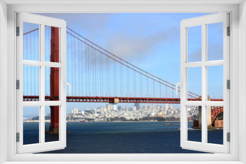 Fototapeta Naklejka Na Ścianę Okno 3D - Golden Gate Bridge in San Francisco California
