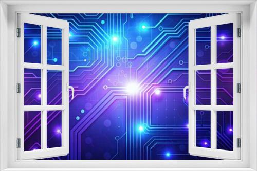 Blue and purple technology background circuit, technology, background, circuit, blue, purple, digital, electronic