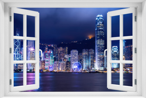 HONG KONG - JUNE 09: City Landscape of Hong Kong from Star of Av