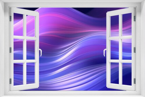 Abstract image with wavy lines in purple and pink tones. The lines flow smoothly into each other, creating the effect of movement and depth.
