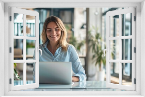 The Woman Using Laptop