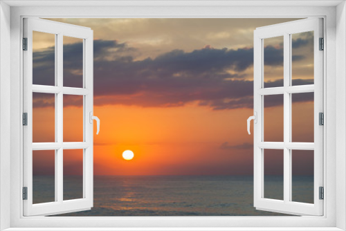 Fototapeta Naklejka Na Ścianę Okno 3D - Ocean Sunrise Landscape