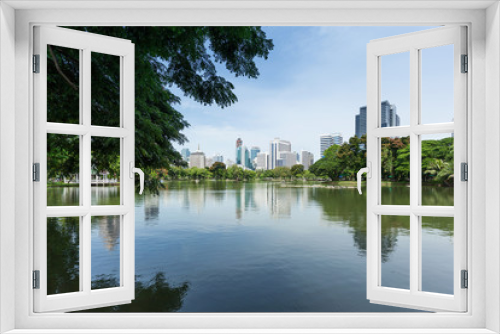 Fototapeta Naklejka Na Ścianę Okno 3D - Lumphini Park in Bangkok