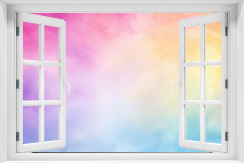 Abstract Watercolor Background in Pastel Colors