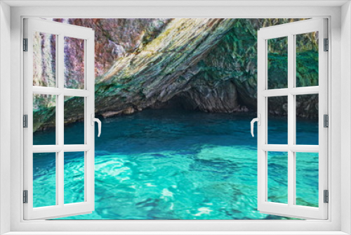 Fototapeta Naklejka Na Ścianę Okno 3D - Capri Grüne Grotte