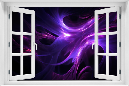 ASTRA: Moody Fractal Patterns in Purple and Blue