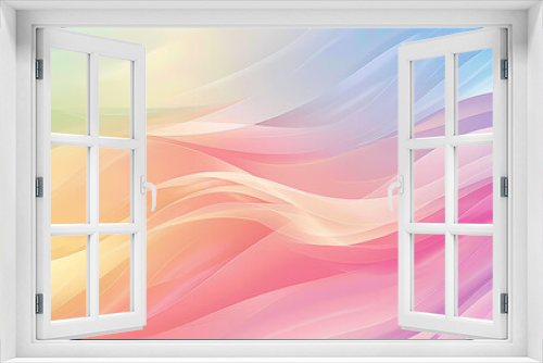 Pastel colored background with soft waves