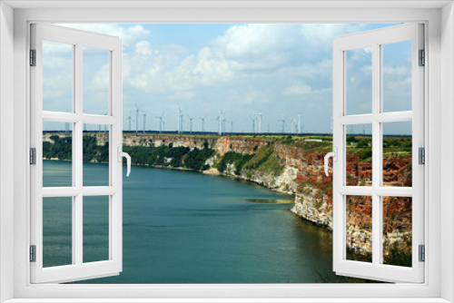 Fototapeta Naklejka Na Ścianę Okno 3D - landscape sea bay island city in Europe