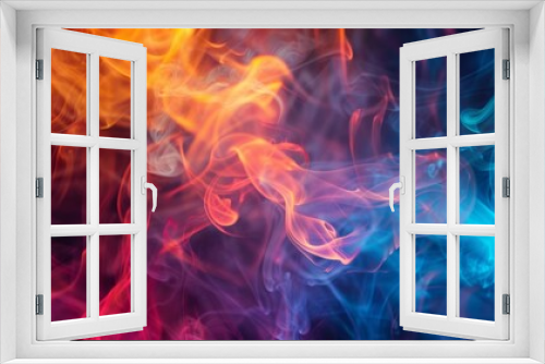 Abstract Smoke Art: A Symphony of Colors