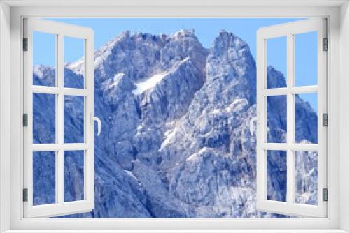 Fototapeta Naklejka Na Ścianę Okno 3D - ZUGSPITZE - Deutschland höchster Berg -
bei Garmisch-Partenkirchen-Bayern