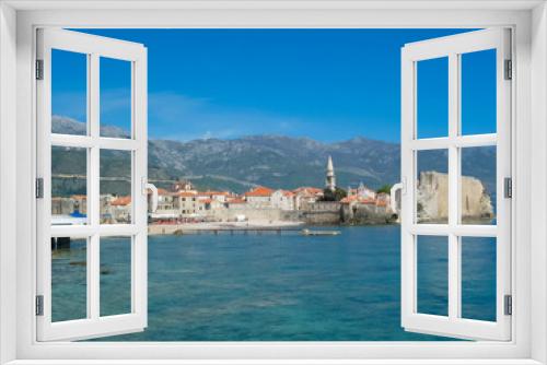 Fototapeta Naklejka Na Ścianę Okno 3D - Budva fortress in Montenegro