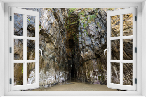 Fototapeta Naklejka Na Ścianę Okno 3D - Cathedral Caves, Catlins, South Island,New Zealand