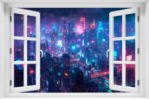 Crafting Futuristic Skylines Cyberpunk Skyscrapers