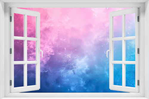 A colorful background with a pink and blue swirl
