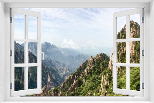 Fototapeta Naklejka Na Ścianę Okno 3D - Huang Shan Gebirge in der Anhui Provinz