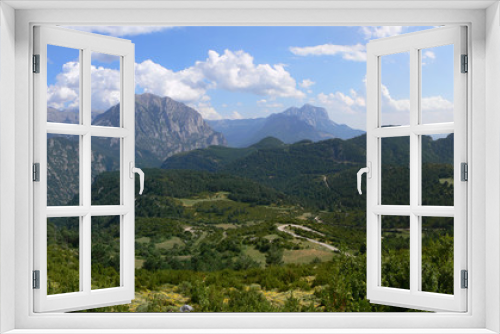 Fototapeta Naklejka Na Ścianę Okno 3D - panoramica desde Tella 1