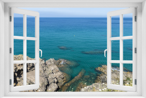 Fototapeta Naklejka Na Ścianę Okno 3D - Cliffs on the Costa Brava, Spain