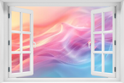 Serene Pastel Abstract with Subtle Lens Flare - Calm and Relaxing Color Blend for Design Concepts