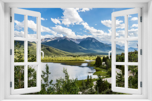 Fototapeta Naklejka Na Ścianę Okno 3D - Rocky Mountain landscape