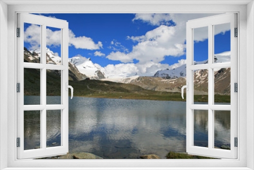 Fototapeta Naklejka Na Ścianę Okno 3D - bergsee