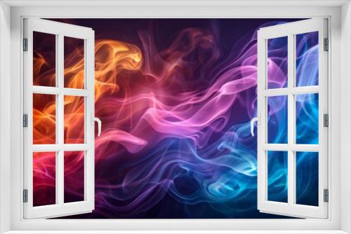 Colorful Abstract Smoke Background