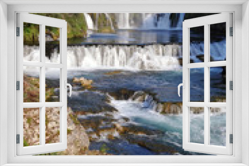 Fototapeta Naklejka Na Ścianę Okno 3D - Waterfall Strbacki Buk, Bosnia and Herzegovina