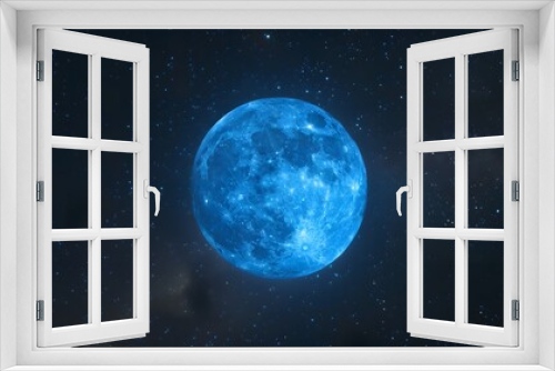 blue moon background concept