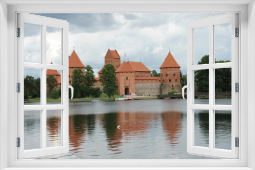 Fototapeta Naklejka Na Ścianę Okno 3D - Wasserburg Trakai